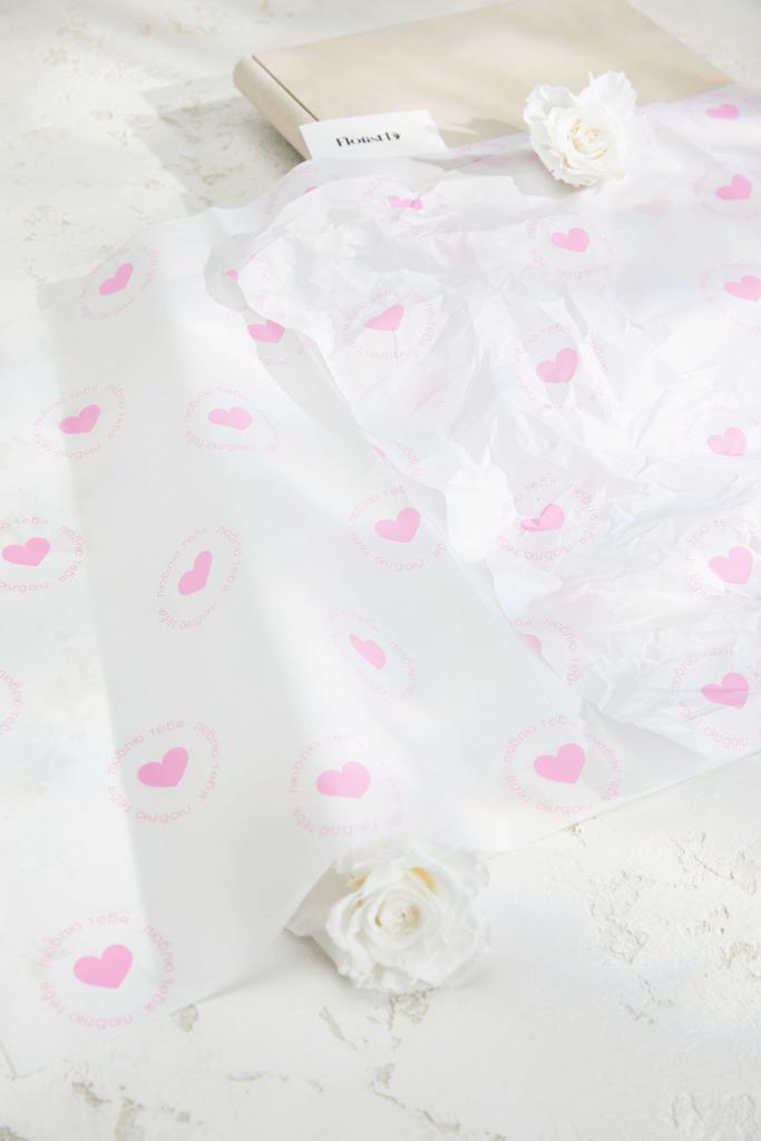 Тишью - Люблю тебя - Эмблема - Белое