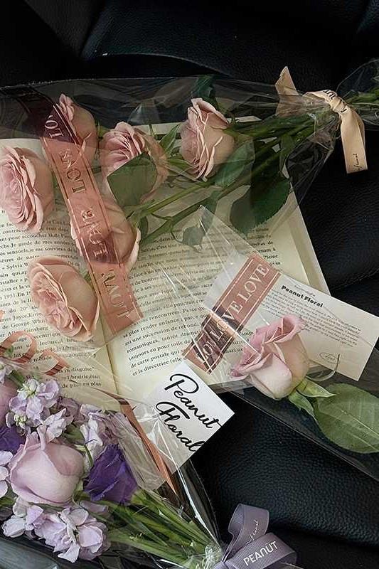 Комплект конусных пакетов "Blooming in love" - 30 штук