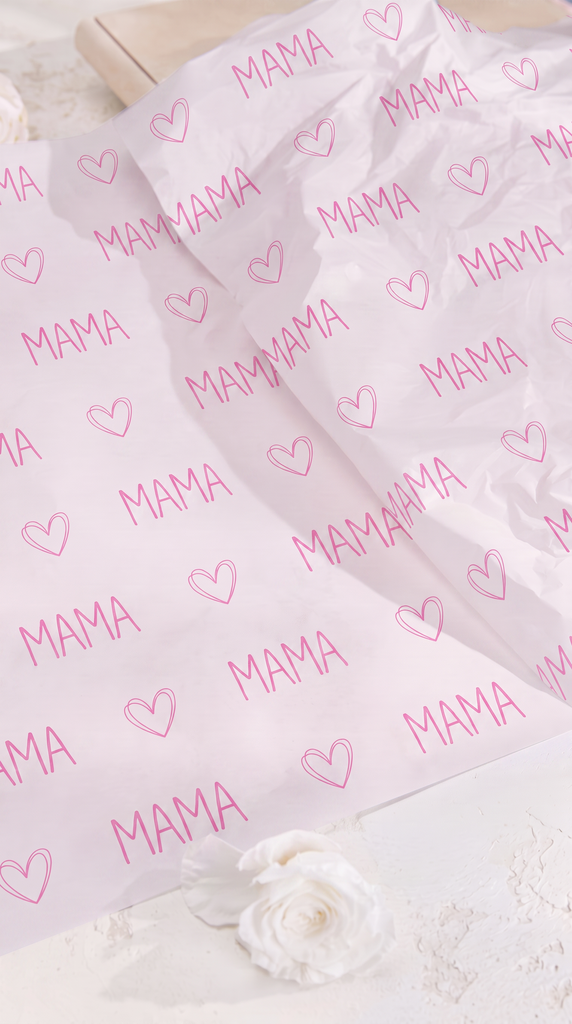 Тишью Мама ♥ - Белая