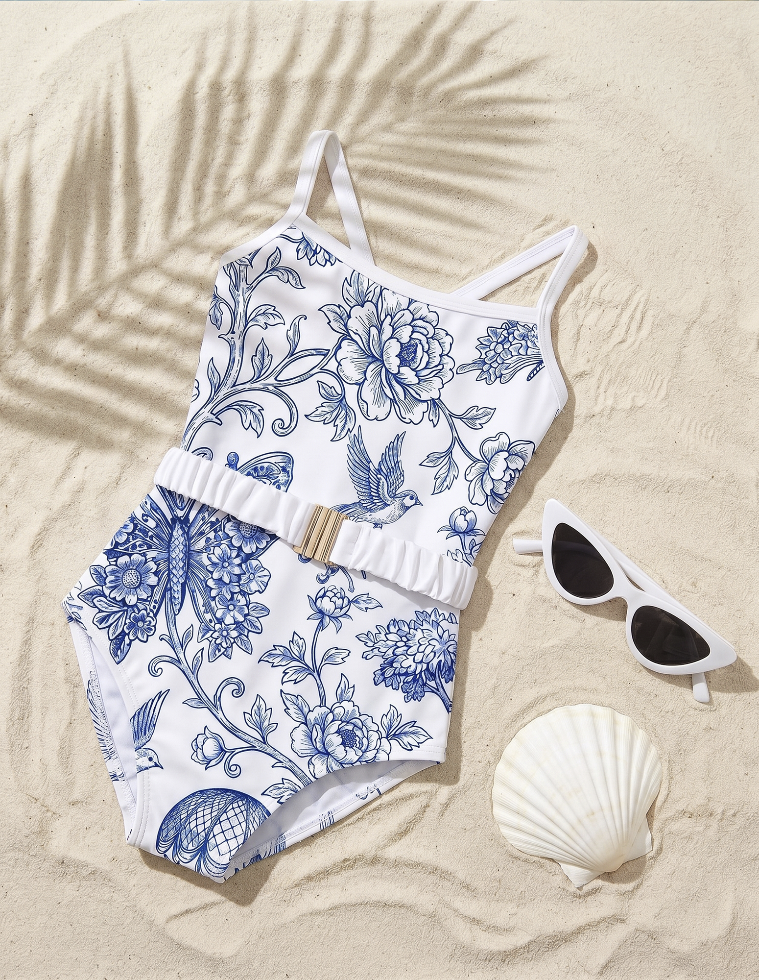 Купальник Toile de jouy blue