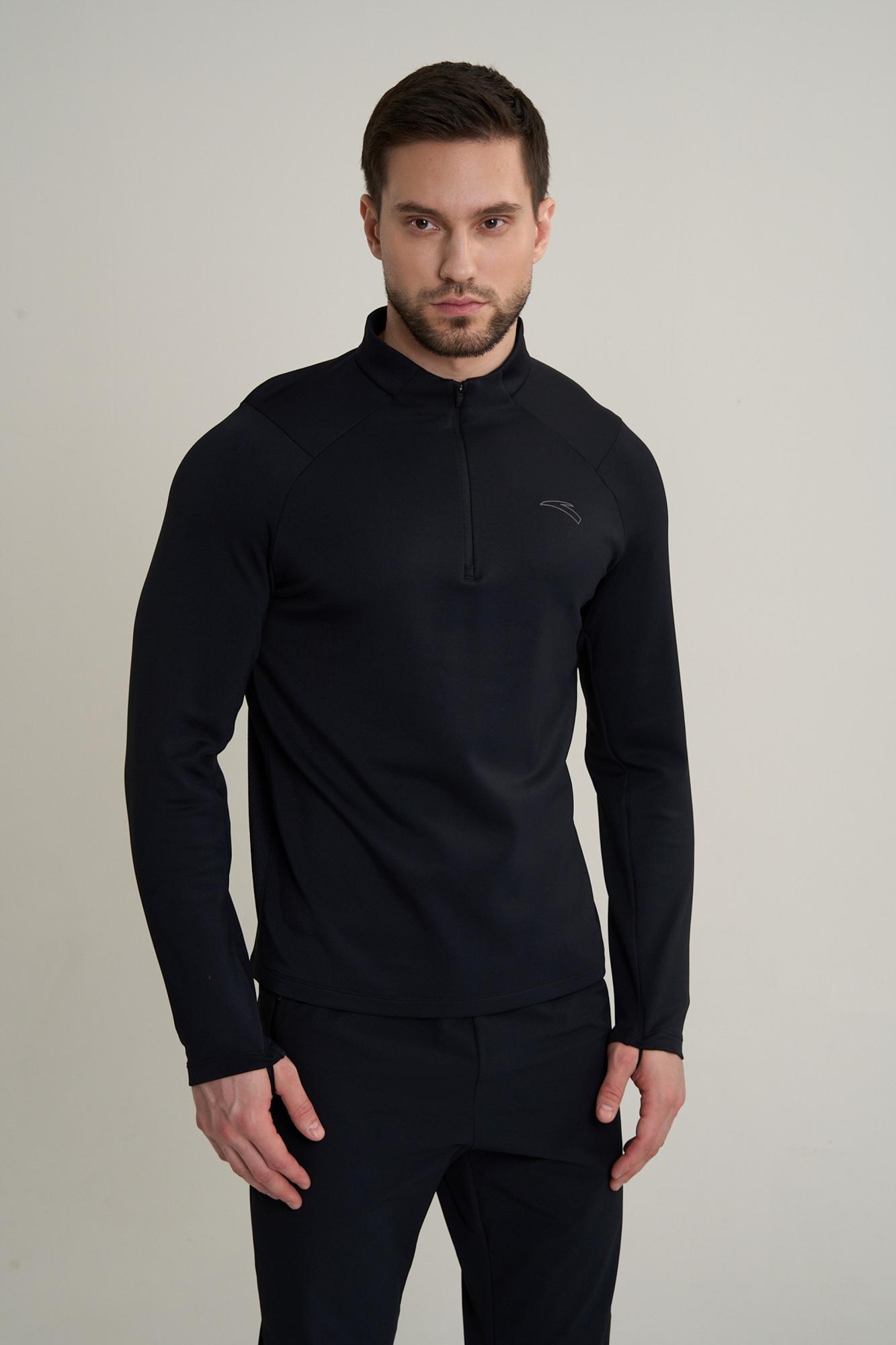 ЛОНГСЛИВ УТЕПЛЕННЫЙ ANTA HALF-ZIP RUNNING LS TEE