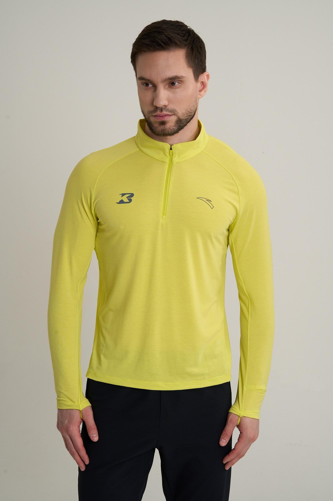ЛОНГСЛИВ ANTA HALF-ZIP RUNNING LS TEE