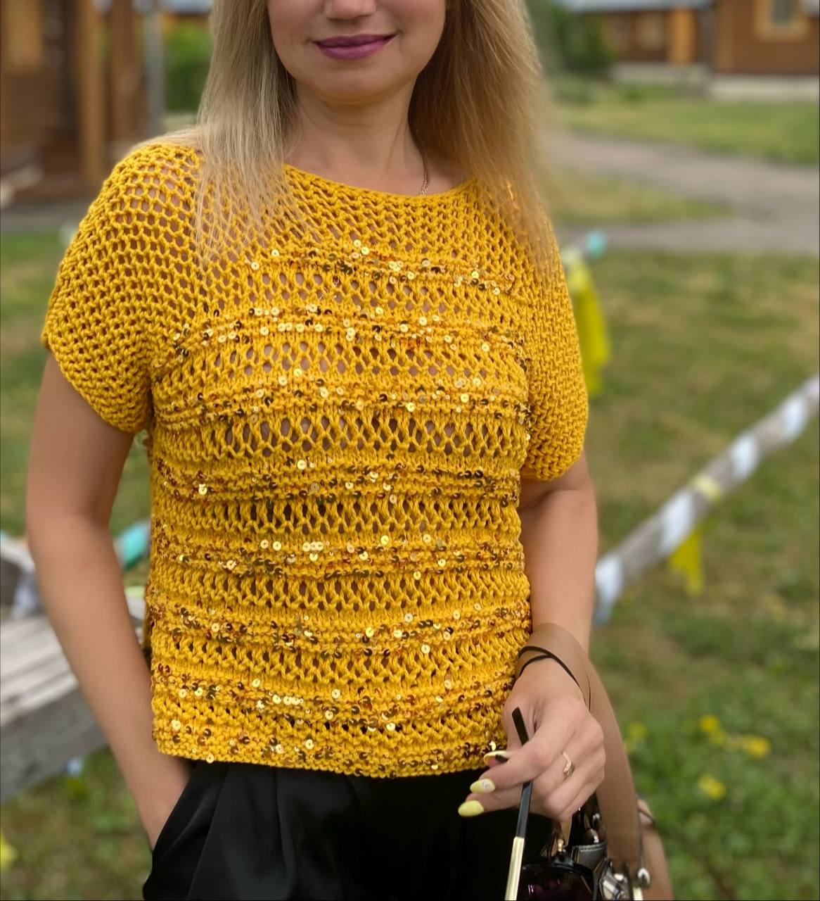 Мастер-класс  платье-футболка "SUMMER"