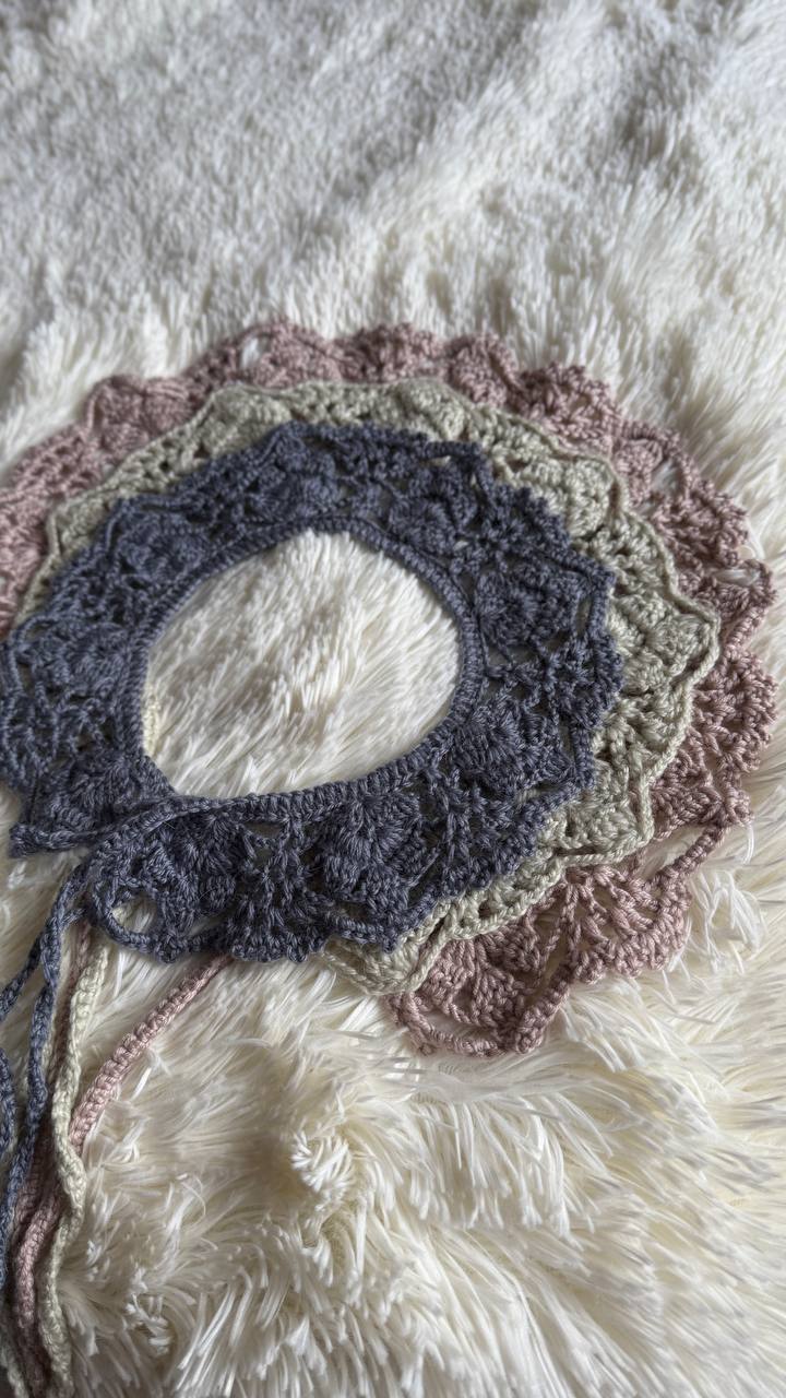 Мастер-класс воротник "Колосок"