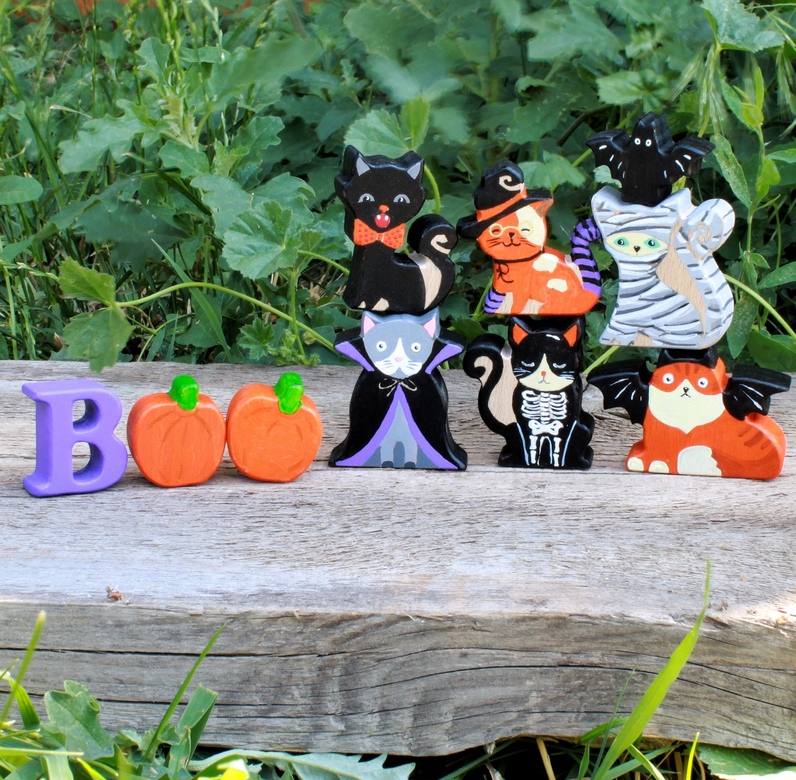 Набор - балансир "Хеллоуин" деревянные игрушки