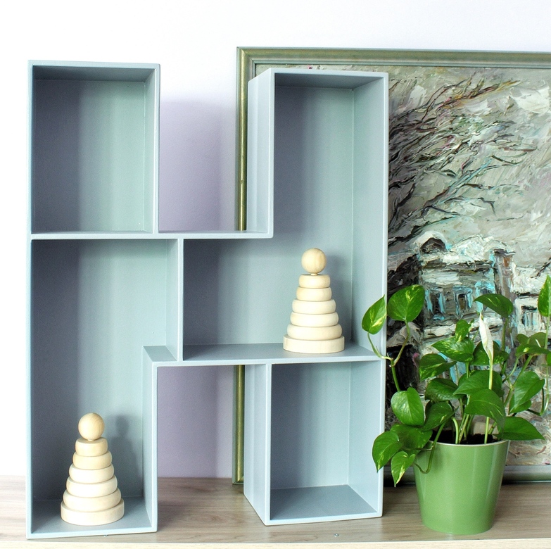 Буква-полка H Цвет Серый