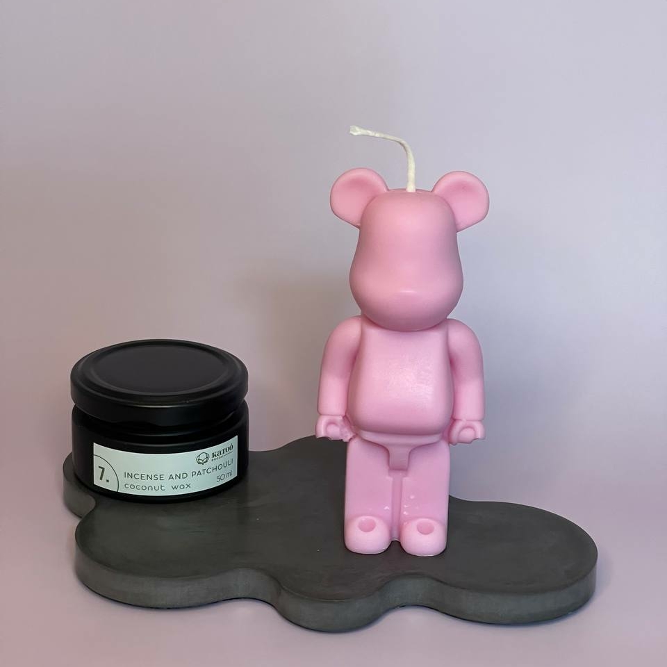 Свеча BEARBRICK PINK
