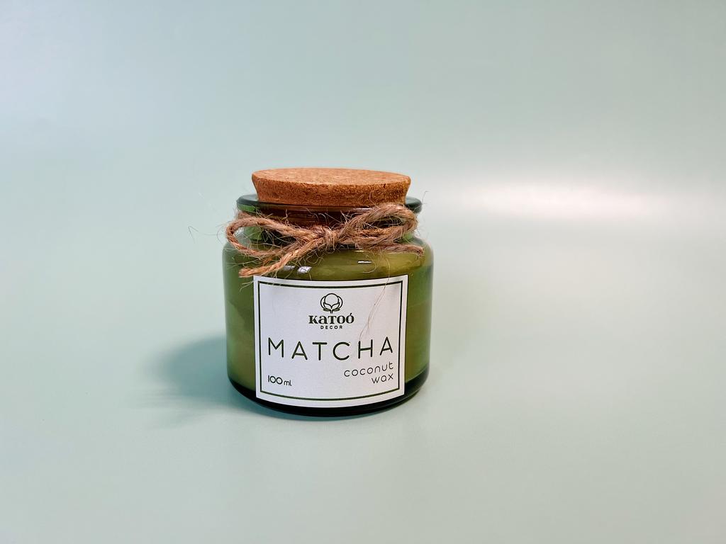 Свеча KATOO deco MATCHA без отдушки без запаха, 100ml