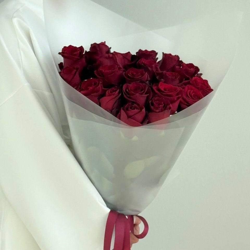 Красные розы классика - 21 шт