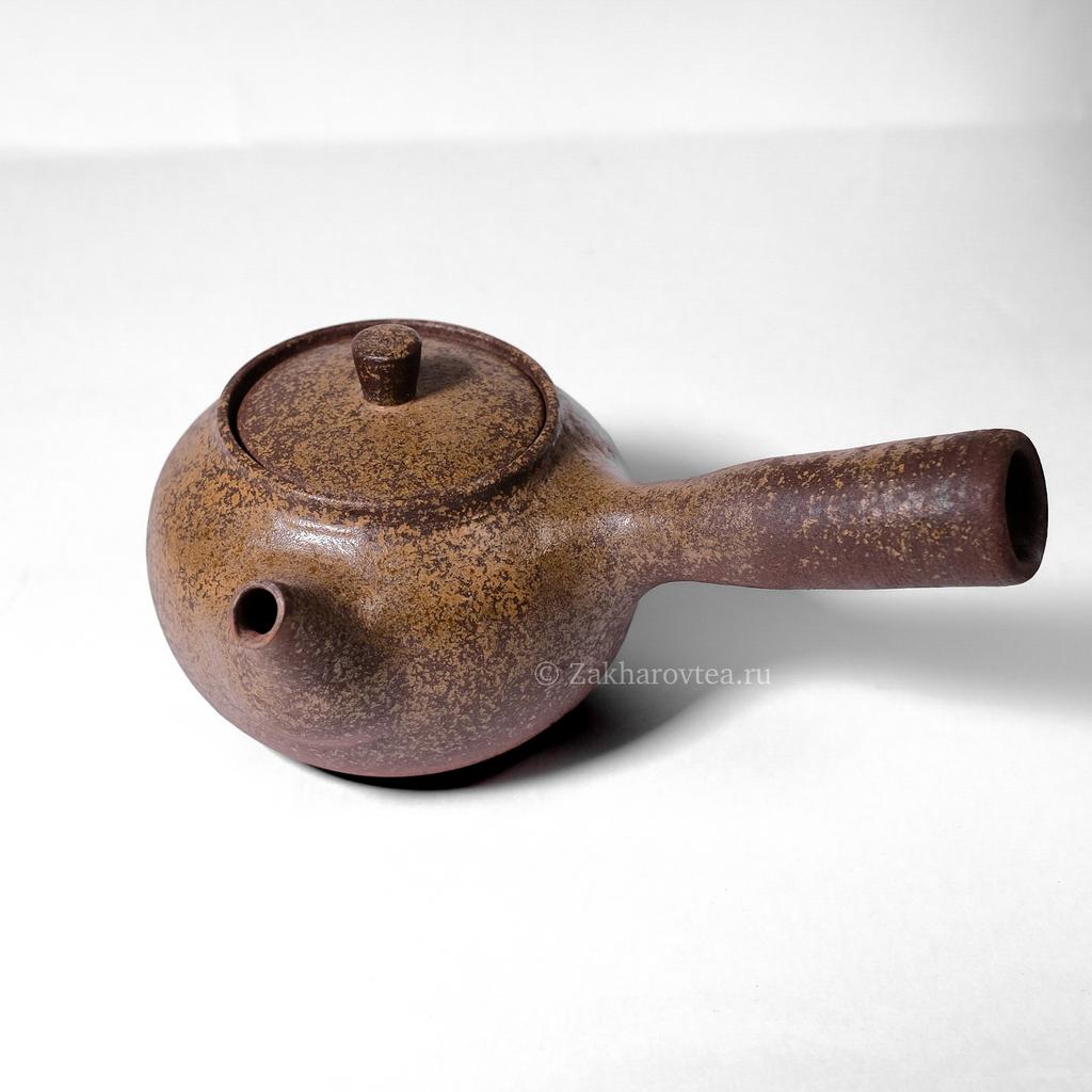 Чайник с боковой ручкой ручной работы