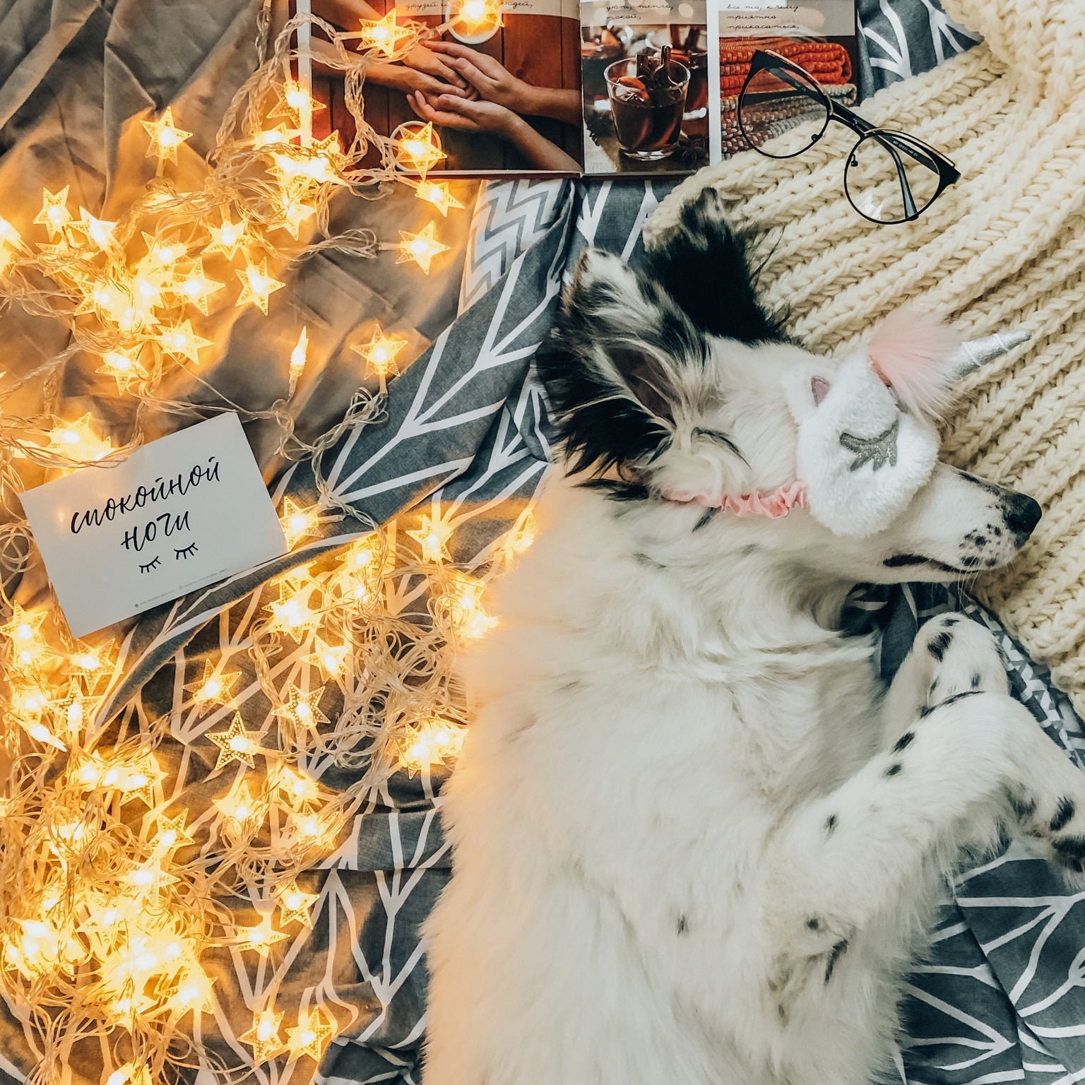 Гирлянда Тесла (звезды)