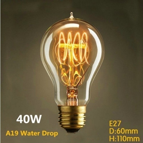 лампа с нитью накаливания ретро