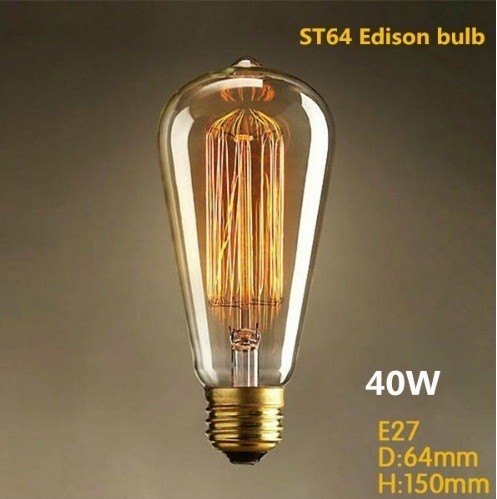 ретро-лампа Эдисона с нитью накаливания