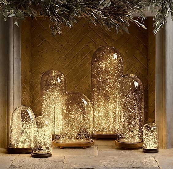 тонкая гирлянда для ваз