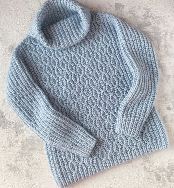 МК "Свитер Инфинити" крючком