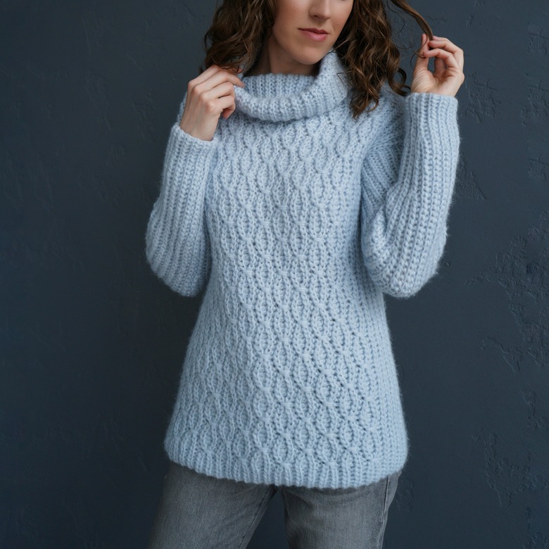 МК "Свитер Инфинити" крючком