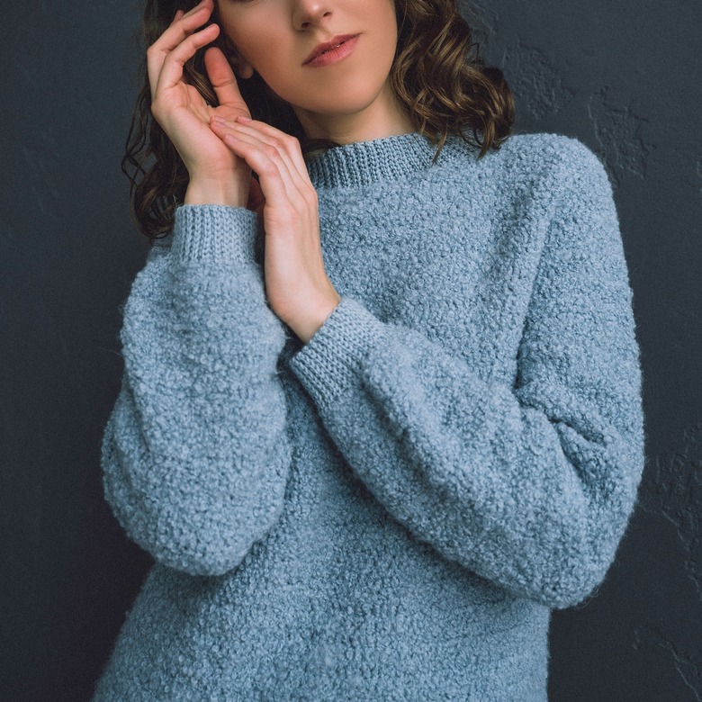 МК "Свитер букле" крючком