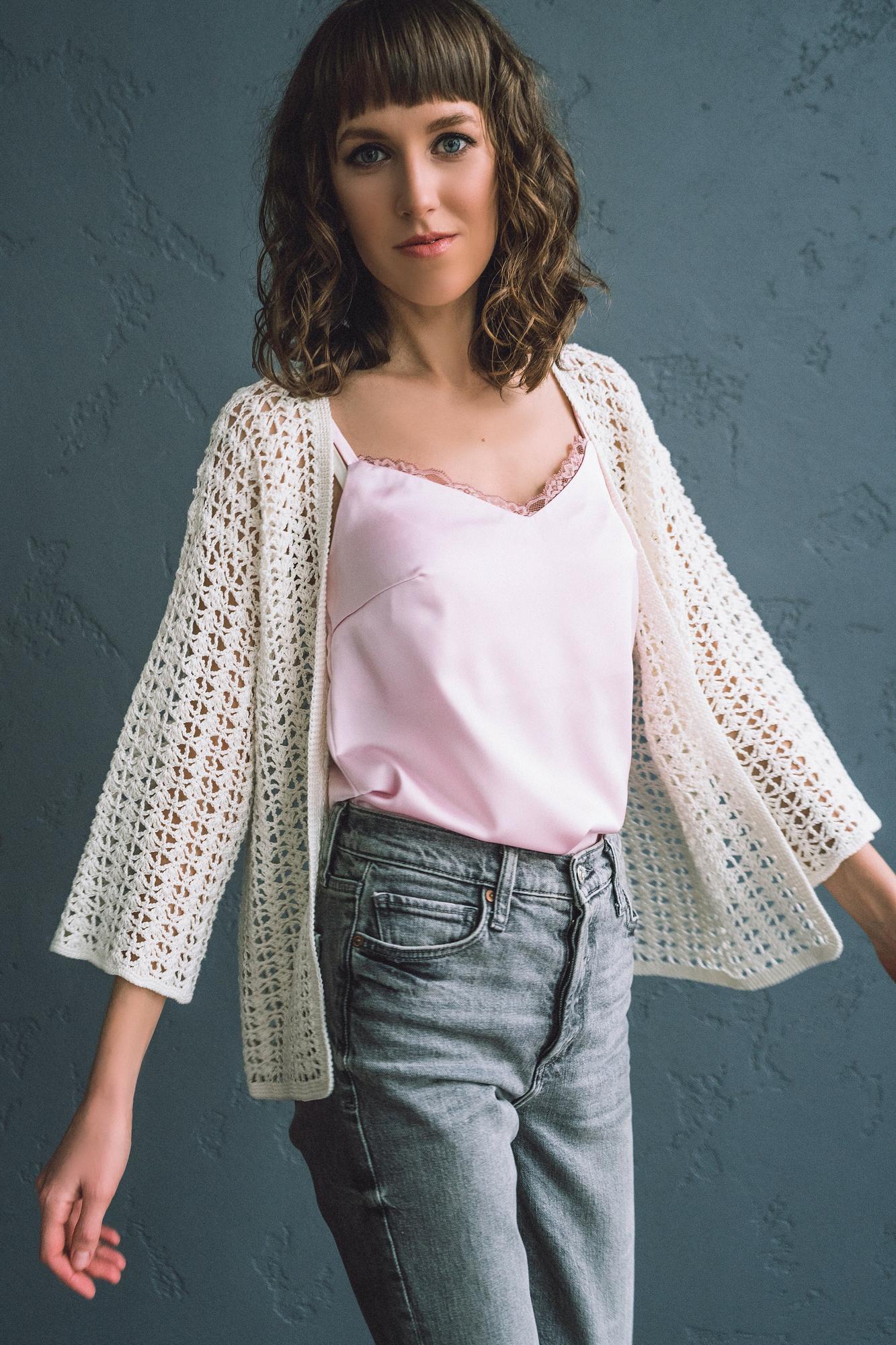 МК "Ажурное кимоно" крючком