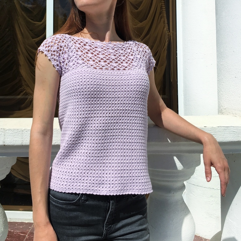 МК "Топ Сирень" крючком