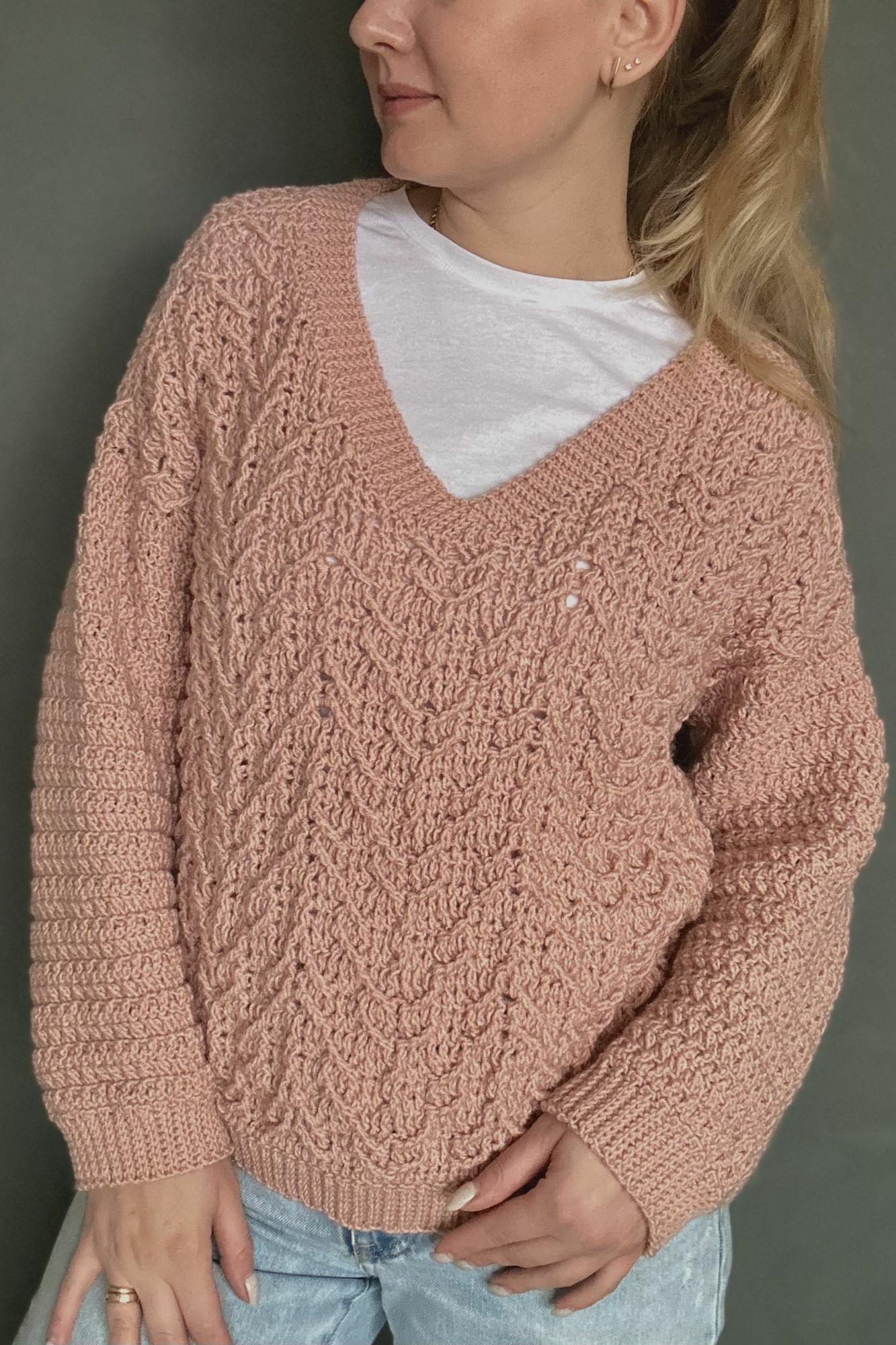 МК "Пуловер Любимый" крючком