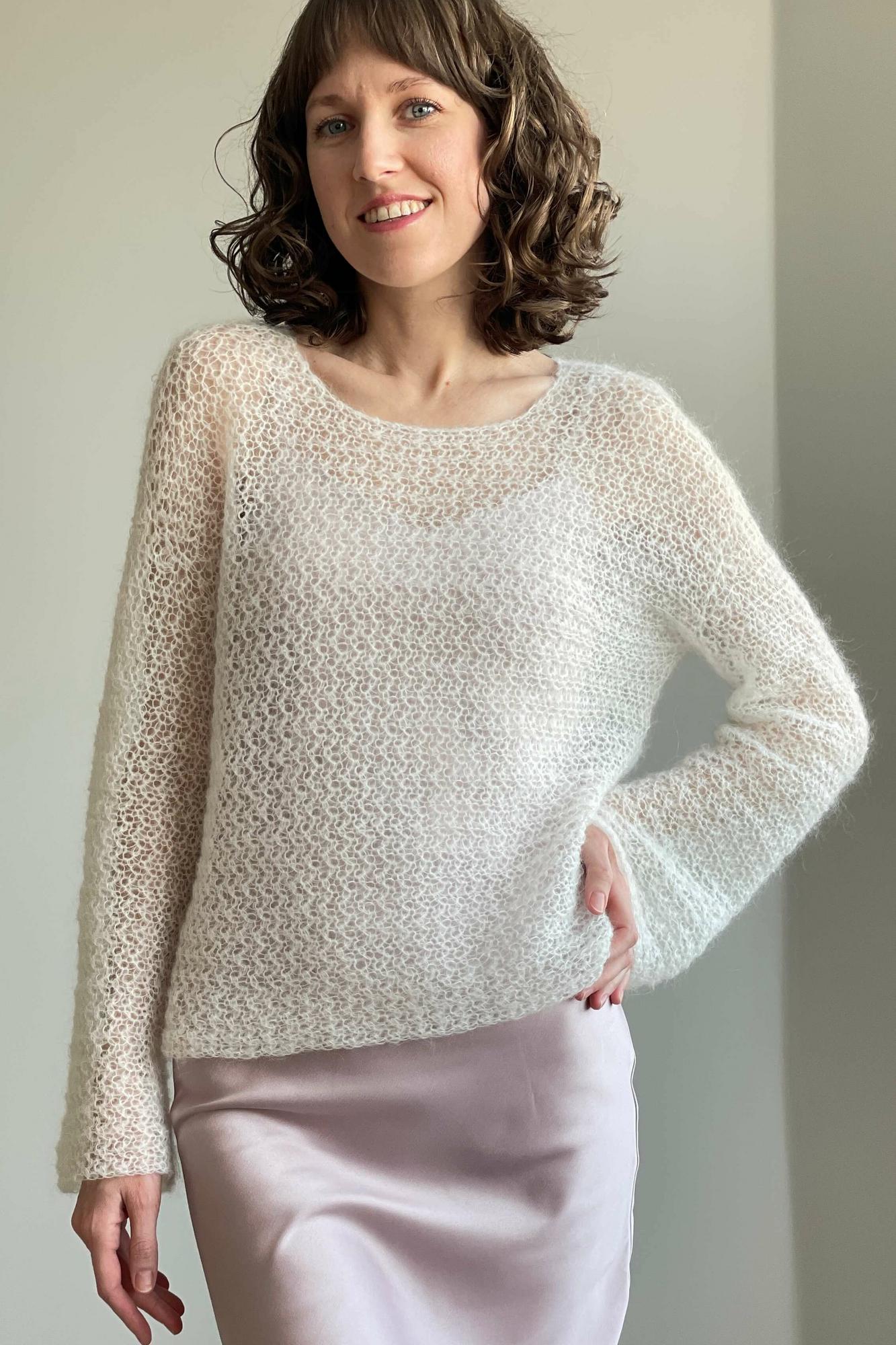 МК "Джемпер Паутинка" крючком