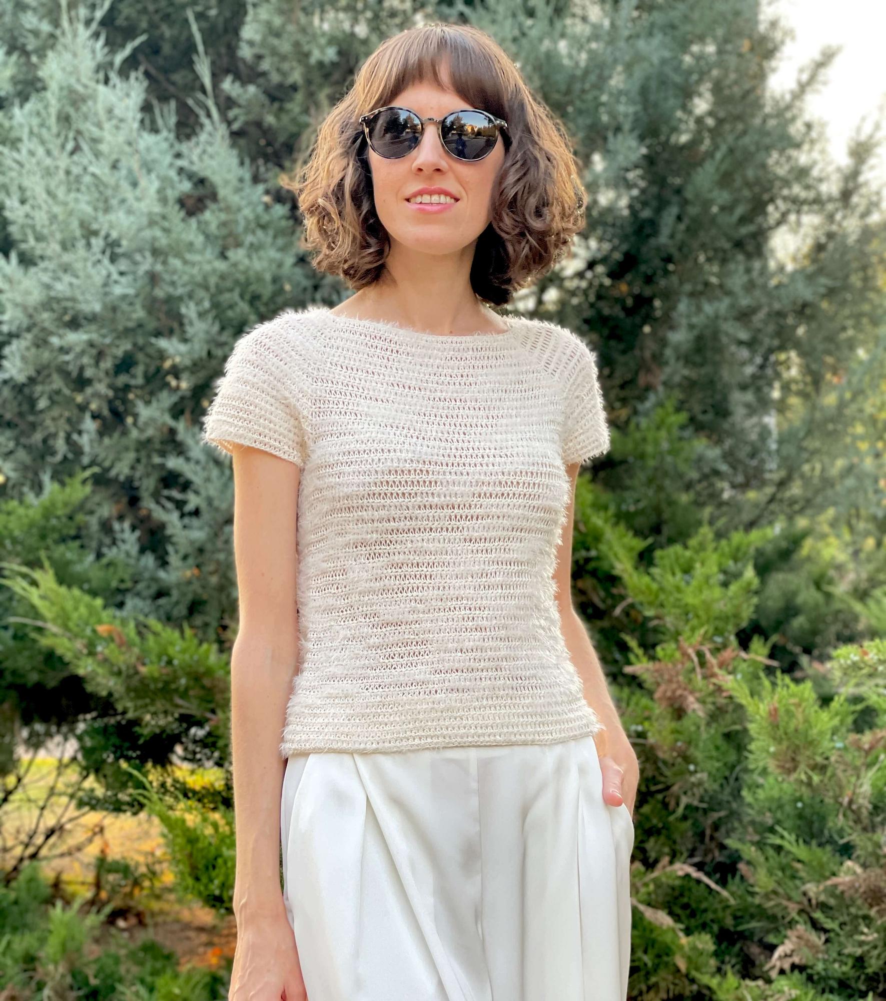 МК "Джемпер/футболка регланом" крючком