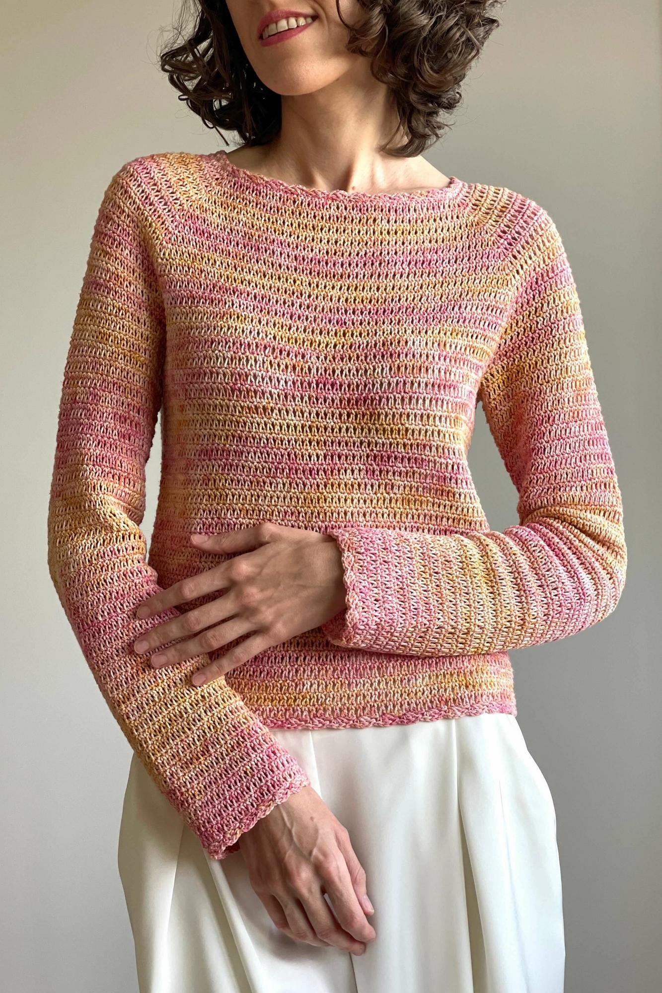 МК "Джемпер/футболка регланом" крючком