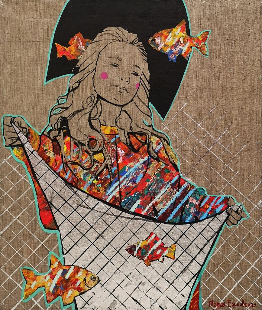 "Вода. Серия Стихии"  70х60см