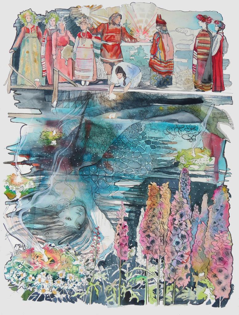 "Ночь на Купалу"  79х100см