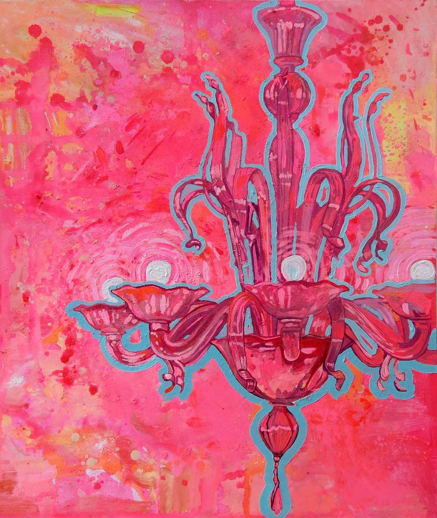 "Жизнь в розовом свете" 60х70см