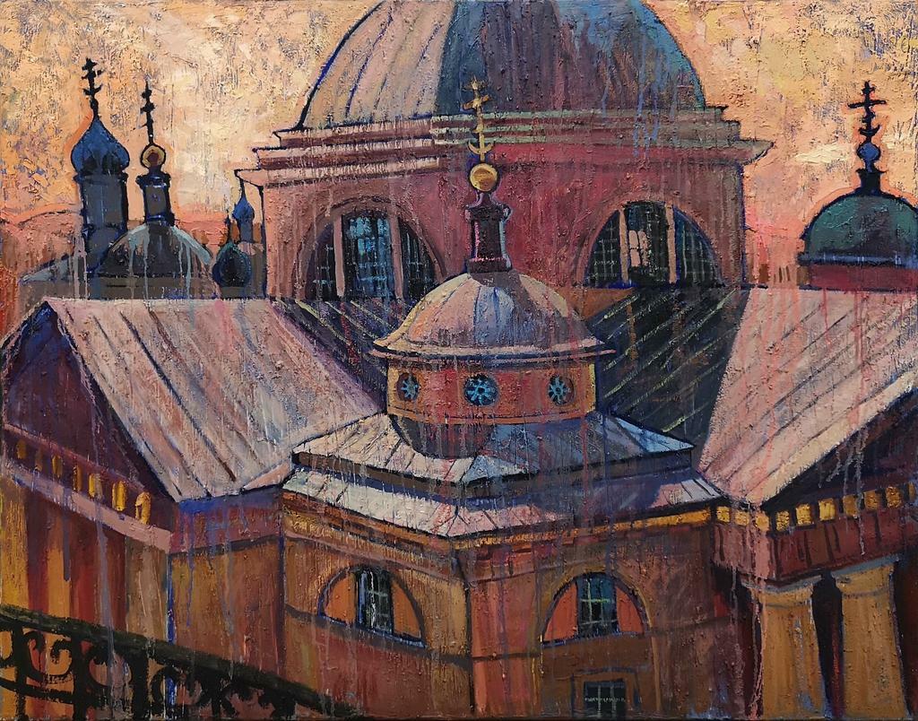 “Город древний, полный солнца и историй” 80х100см