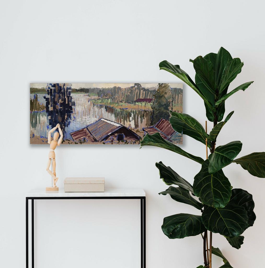 "Лето без края" 32х80см