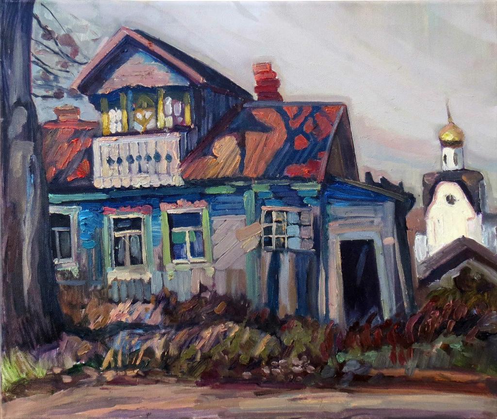 "Продается дом" 55х46см