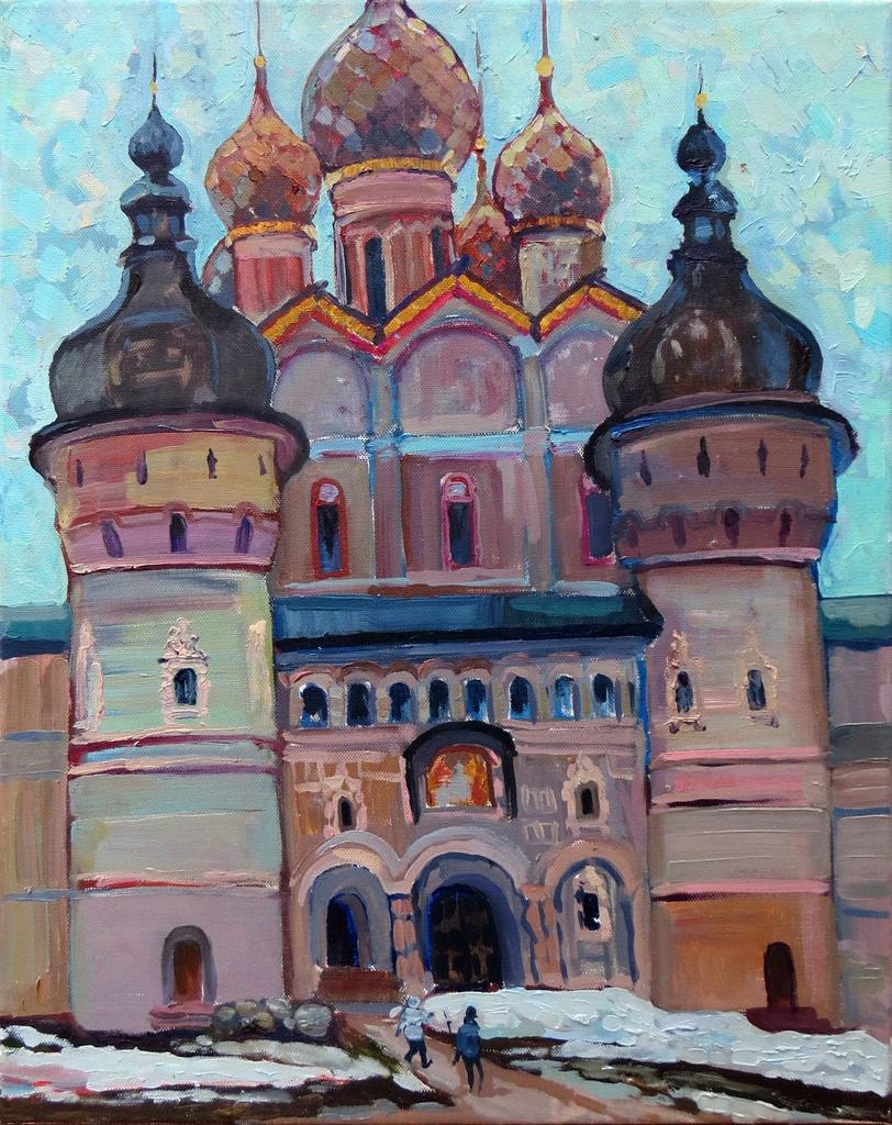 "Царские ворота. Ростов. " 55х46см