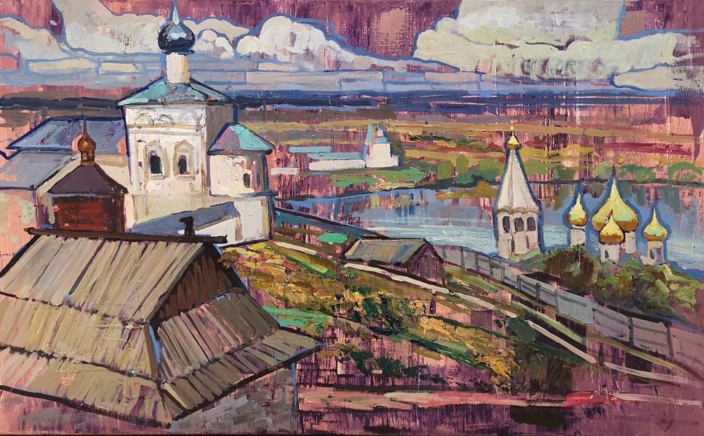 "Пейзаж Гороховец”   50х80см