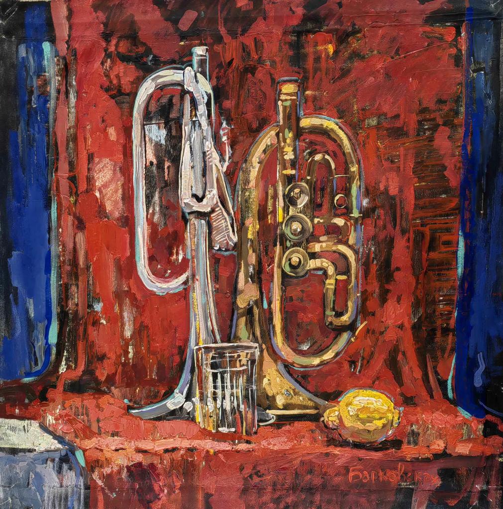 "Прием в пионеры" 60х60см