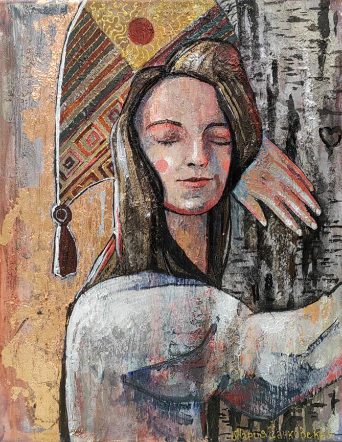 "Березовый сок”   33х41см