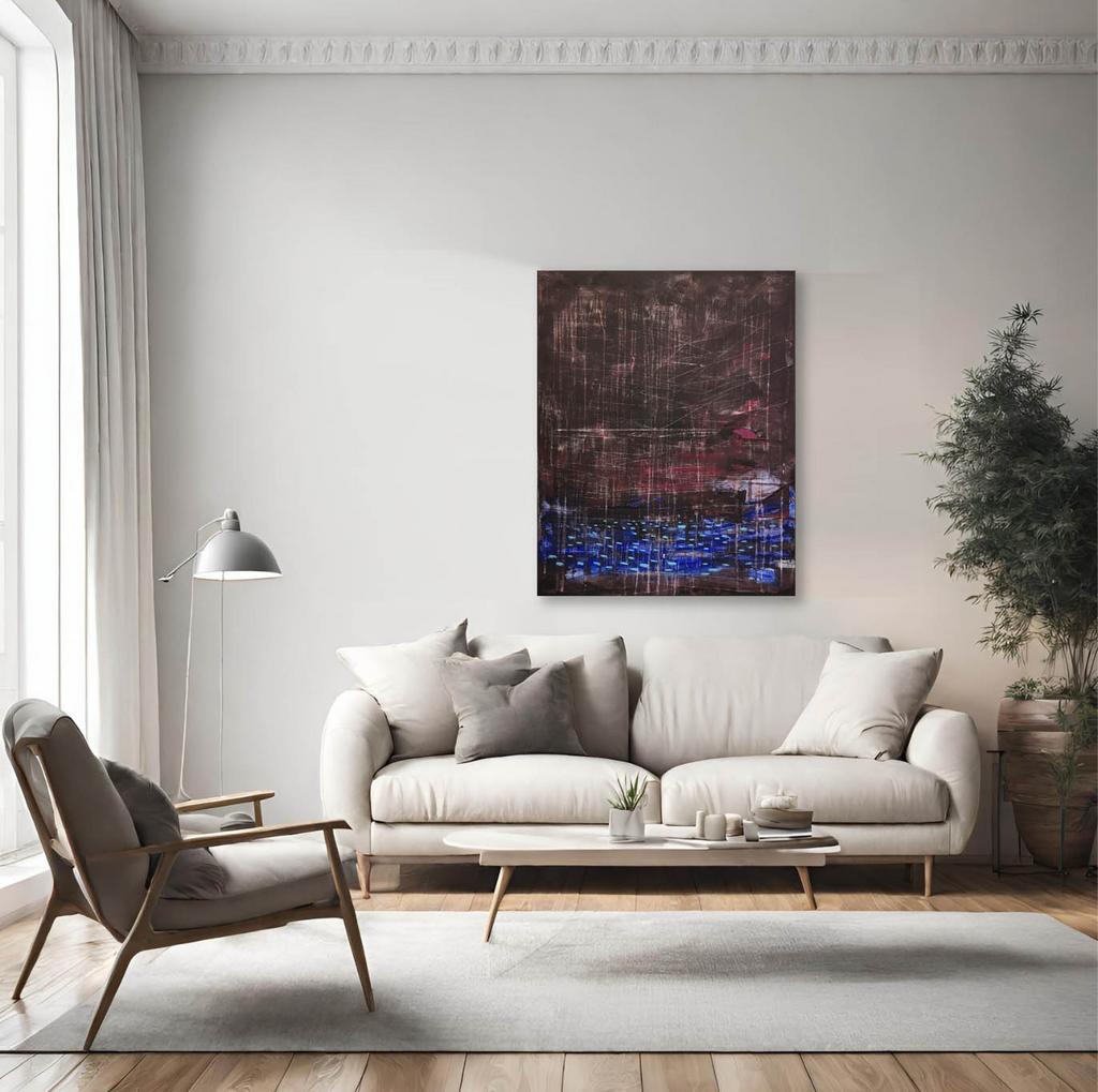 "Тёмная материя”   80х100см