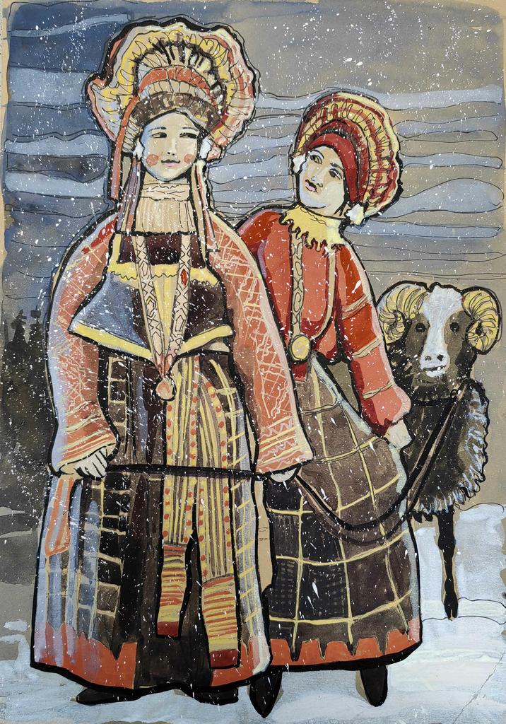 «Золотой барашек».  20х30хсм