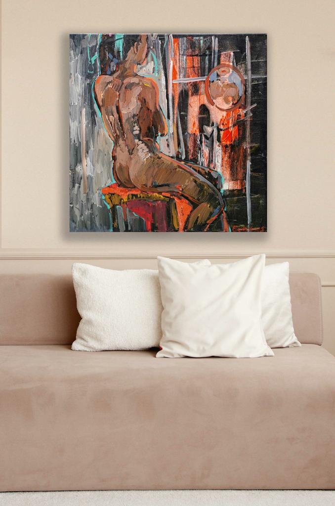 "Красная дева" 60х60см