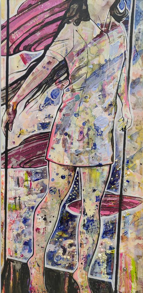 "Воздух. Высокое небо"  40х80см