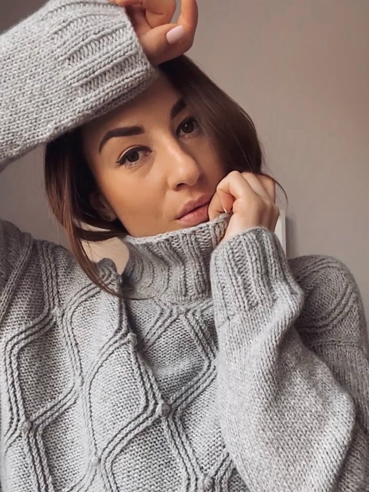 Описание свитера #овер_с_ромбами