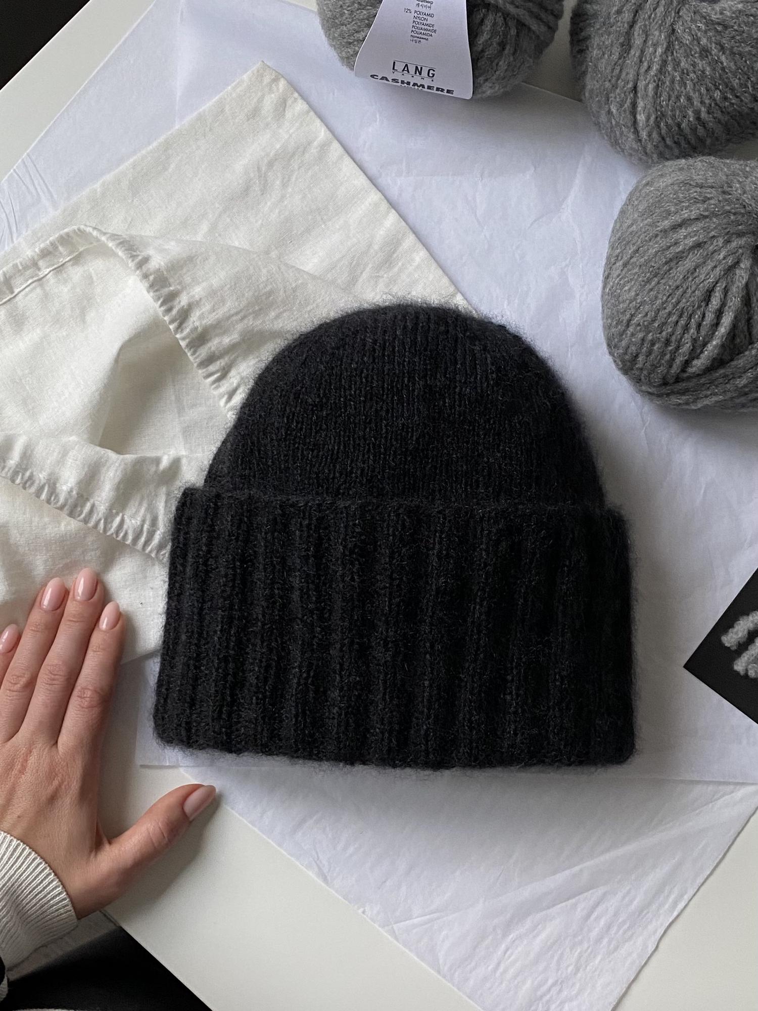 Описание шапки #простая_c_отворотом