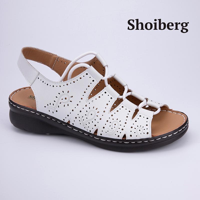 Сандалии женские белые Shoiberg