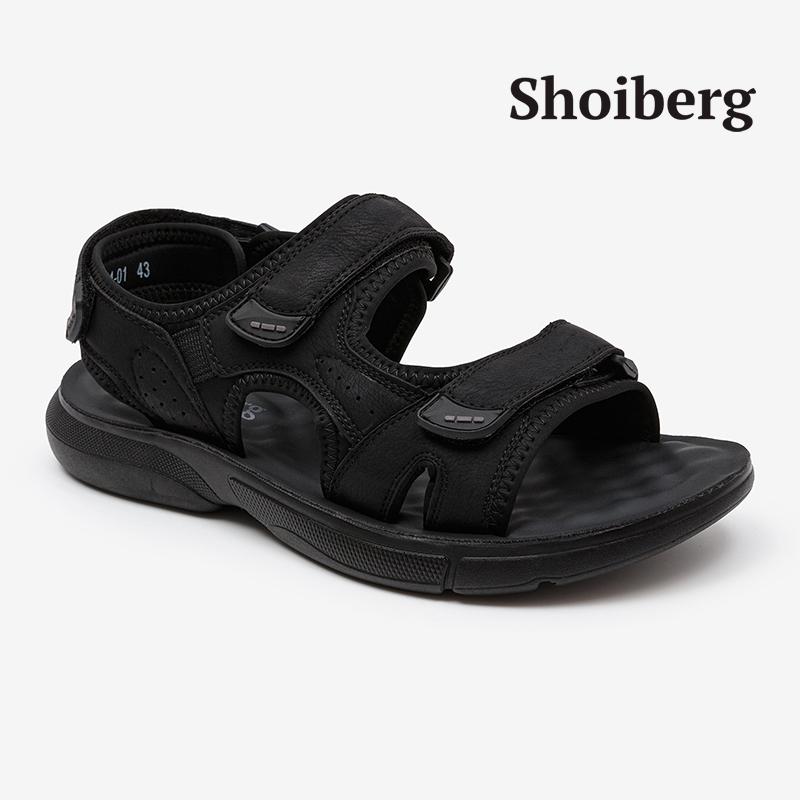 Сандалии мужские черные Shoiberg