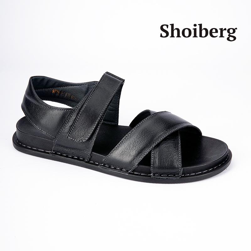 Сандалии мужские черные Shoiberg