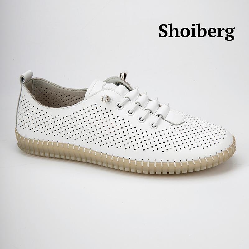Туфли женские белые Shoiberg