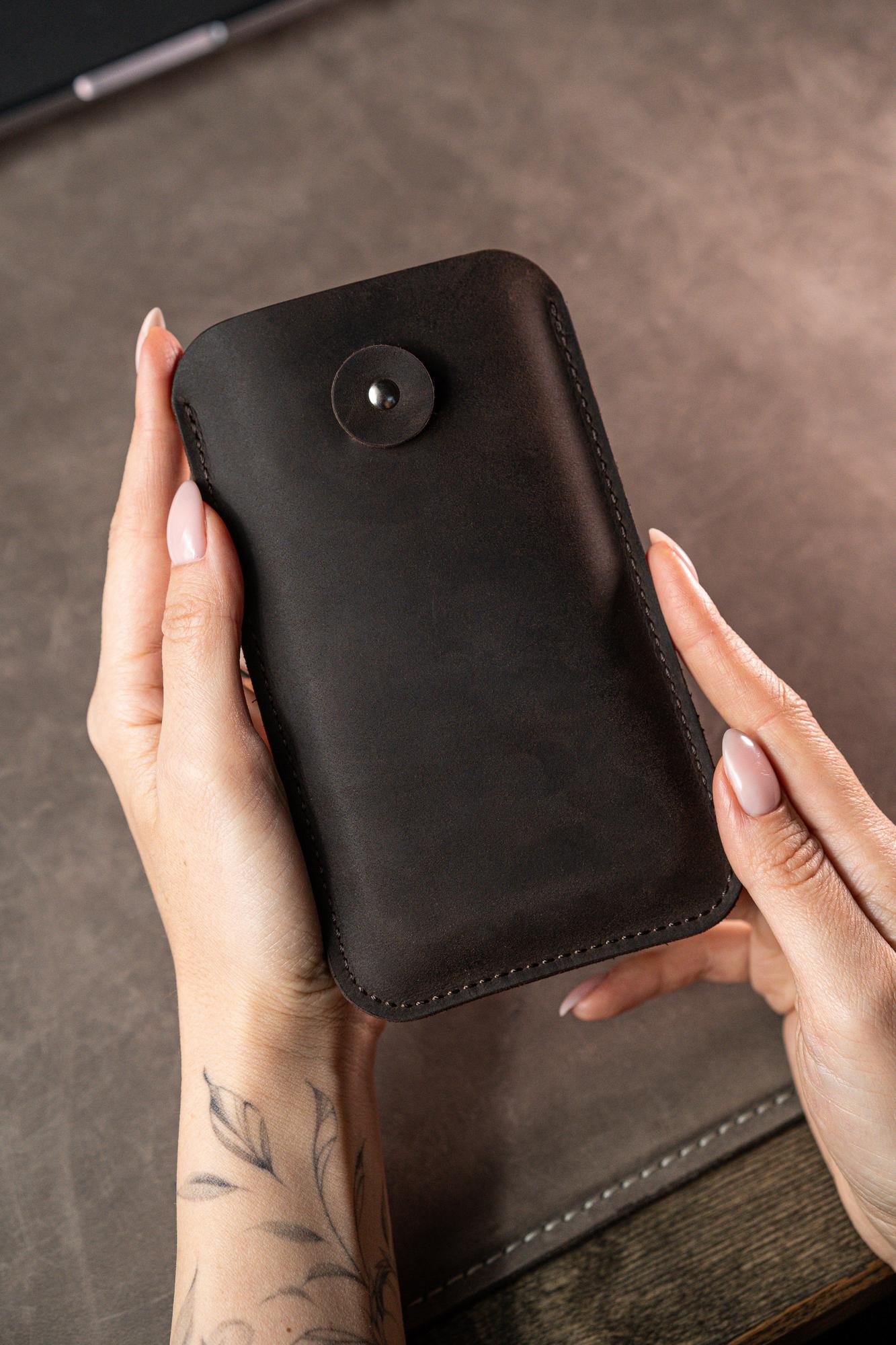 Кожаный чехол для телефона