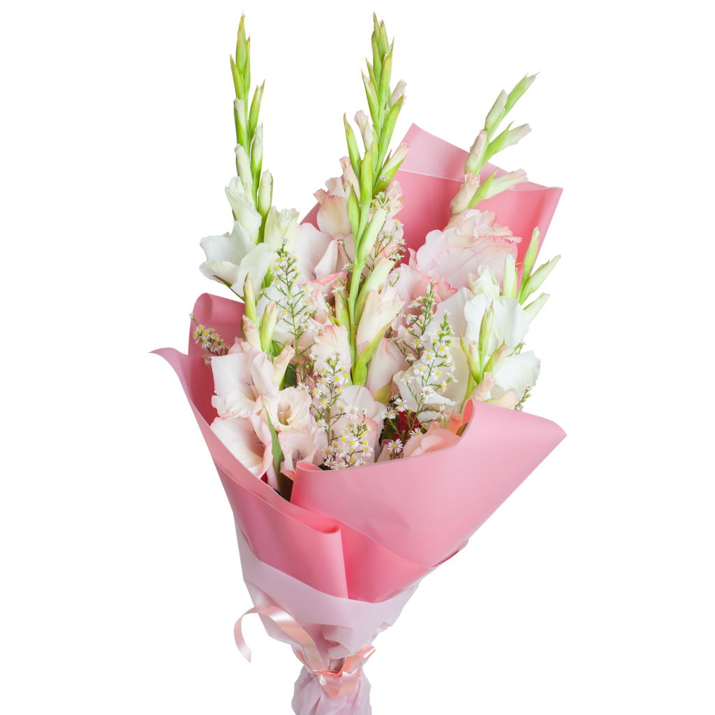 Букет из 7 гладиолусов