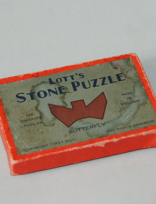 Старинная игра "Каменные пазлы набор", Англия, 1911 год